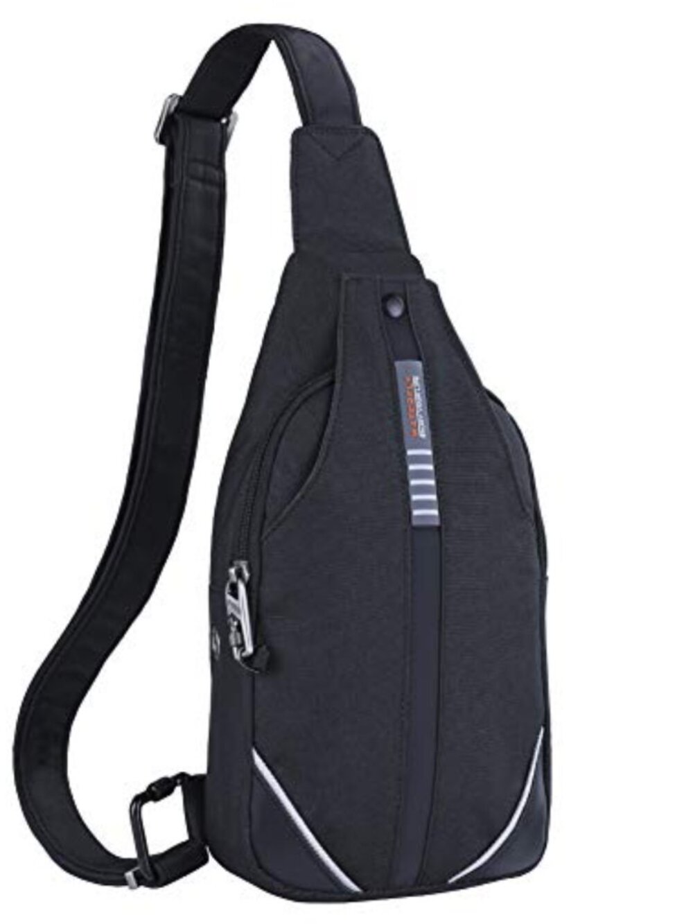 WATERFLY Crossbody Sling Backpack Cotton Linen Travel Hiking Daypack